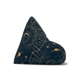 Blue Yellow Retro Bean Bag Chair Cover - Astrology Moon Stars Planets Decor Game Rooms Lounge Living Room - 2 sizes