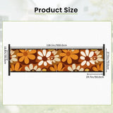 Bold 70s Flowers Privacy Screen – Waterproof Patio & Balcony Cover - Retro Privacy Screen