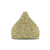 Bold 70s RETRO DAISIES Canvas Bean Bag Chair Cover Midcentury in 2 Sizes - retro bean bag