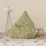Bold 70s RETRO DAISIES Canvas Bean Bag Chair Cover Midcentury in 2 Sizes - retro bean bag