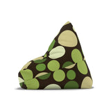 Bold Polka Dots 70s Floor Bean Bag Cover – Midcentury Modern Retro - retro bean bag