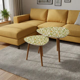 Bold Retro 70s Daisies Carpet – Soft Rectangular Floral Area Rug - retro rug