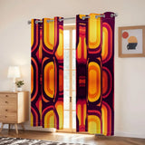 Bold Retro 70s Runner – Midcentury Yellow Red Orange Rug | Multi Sizes - retro runner