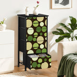 Midcentury Modern Retro 70s Dresser – Polka Dots 4-Drawer Storage Unit