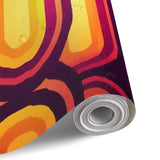 Vibrant Retro 70s Wall Decor – Midcentury Modern Peel & Stick Wallpaper