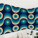 Vintage 70s Peel & Stick Wallpaper – Retro Mid Century Vintage Home Decor