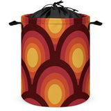 70s Retro Bathroom Set – Shower Curtain with 3 Matching Rugs