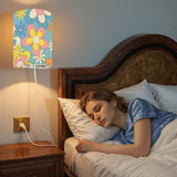 70s Retro Wall Sconces Set –  Smart LED, Multicolor Flowers