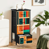 1960s Retro Dresser: Midcentury Modern Lightweight Fabric Cabinet