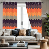Retro 60s Blackout Curtains: Mid-Century Modern Grommet Panels