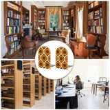 Retro 70s Wooden Bookends (Set of 2) – Beech Wood Shelf Organizers