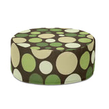Retro Bubble Pattern Lounge Seat Footstool – Midcentury Modern Ottoman