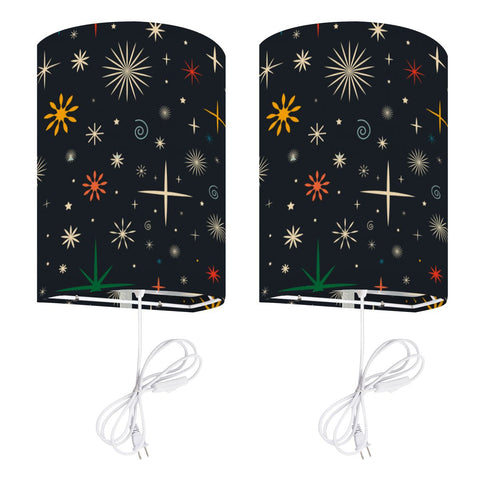 50s Retro Wall Sconces Set –  Smart LED, Stars Celestial