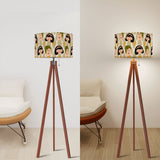 Retro 60s Atomic Tripod Floor Light – Nordic Midcentury LED Lamp with Remote
