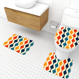 Colorful 70s Retro Double Duvet Cover Set: Midcentury Modern Bedding - Bedding - retro