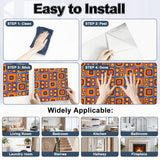 Retro Bauhaus Peel & StickWall Panel Kit: Waterproof PVC Tiles