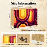 70s Retro Midcentury Wooden Storage Cabinet with Hairpin Legs