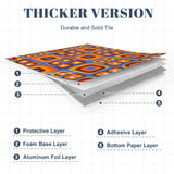 Retro Bauhaus Peel & StickWall Panel Kit: Waterproof PVC Tiles