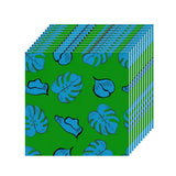 Retro Monstera Stick & Peel Wall Panel Kit: Waterproof PVC Tiles