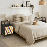 1960s Midcentury Modern Retro Nightstand with USB & AC Outlets