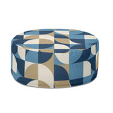 Retro 60s Inflatable Midcentury Modern Ottoman Footstool Seat