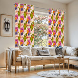 Atomic 50s Retro Blackout Curtains: Mid-Century Modern Home Decor