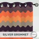 Retro 60s Blackout Curtains: Mid-Century Modern Grommet Panels