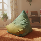 Scandi Style Planter with Wooden Legs: Earthy Tones Ombre Home Decor