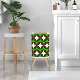Scandi Retro Trash Can with Lid, Mid Century Modern Home Decor