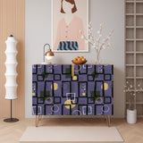 Atomic Midcentury Hairpin Cabinet – 50s Retro Wood Storage for Modern Homes