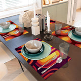 Midcentury Modern Placemats – Double Sided Reusable Table Mats