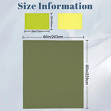 Size information for the full duvet cover set with duvet cover and pillowcase dimensions in inches and cm