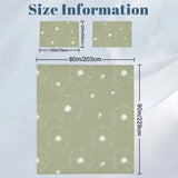 Size information for the full duvet cover set with duvet cover and pillowcase dimensions in inches and cm