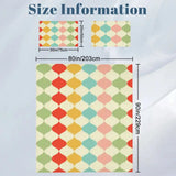 Size information for the full duvet cover set with duvet cover and pillowcase dimensions in inches and cm