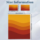 Size information for the full duvet cover set with duvet cover and pillowcase dimensions in inches and cm