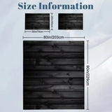 Size information for the full duvet cover set with duvet cover and pillowcase dimensions in inches and cm
