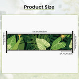 Green Monstera Balcony Fence Privacy Screen – Retro 70s Waterproof Cover - Retro Privacy Screen