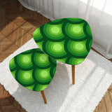 Green Peacock Eyes Retro Tripod Nesting Table Set - Midcentury tables - One Size - retro nesting tables