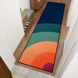 Groovy 70s Area Rug – Bold Retro Rainbow Home Decor - retro rug
