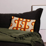 Groovy 70s Retro Throw Pillow Midcentury Style Home Decor - retro ads