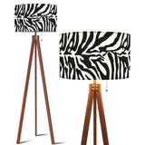 Black White Zebra Runner Rug – Retro Multiple Sizes Animal Print Carpet