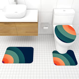 Groovy 70s Area Rug – Bold Retro Rainbow Home Decor