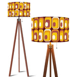 Retro 70s Runner Rug – Midcentury Pattern Hallway Floor Decor, Custom Sizes