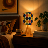 Scandinavian Retro Tripod Table Lamp – Mid Century Accent Remote Light