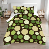 60s Polka Dots Plant Pot with Wooden Legs: Nordic Retro Midcentury