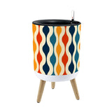 Retro 70s Tripod Floor Lamp:  Midcentury Modern Lighting with Remote