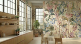 Ancient Fresco Removable Stick and Peel Vintage Wallpaper - Custom Sizes