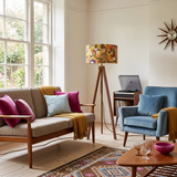 Retro Nordic Tripod Floor Lamp, Cocktail Bar Mid Century Pattern