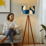 Space-Saving Wooden TV Trays Set | Midcentury Modern Design