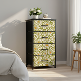 Midcentury 70s Retro Daisies Rug 12x9 ft – Large Floral Non-Slip Room Carpet